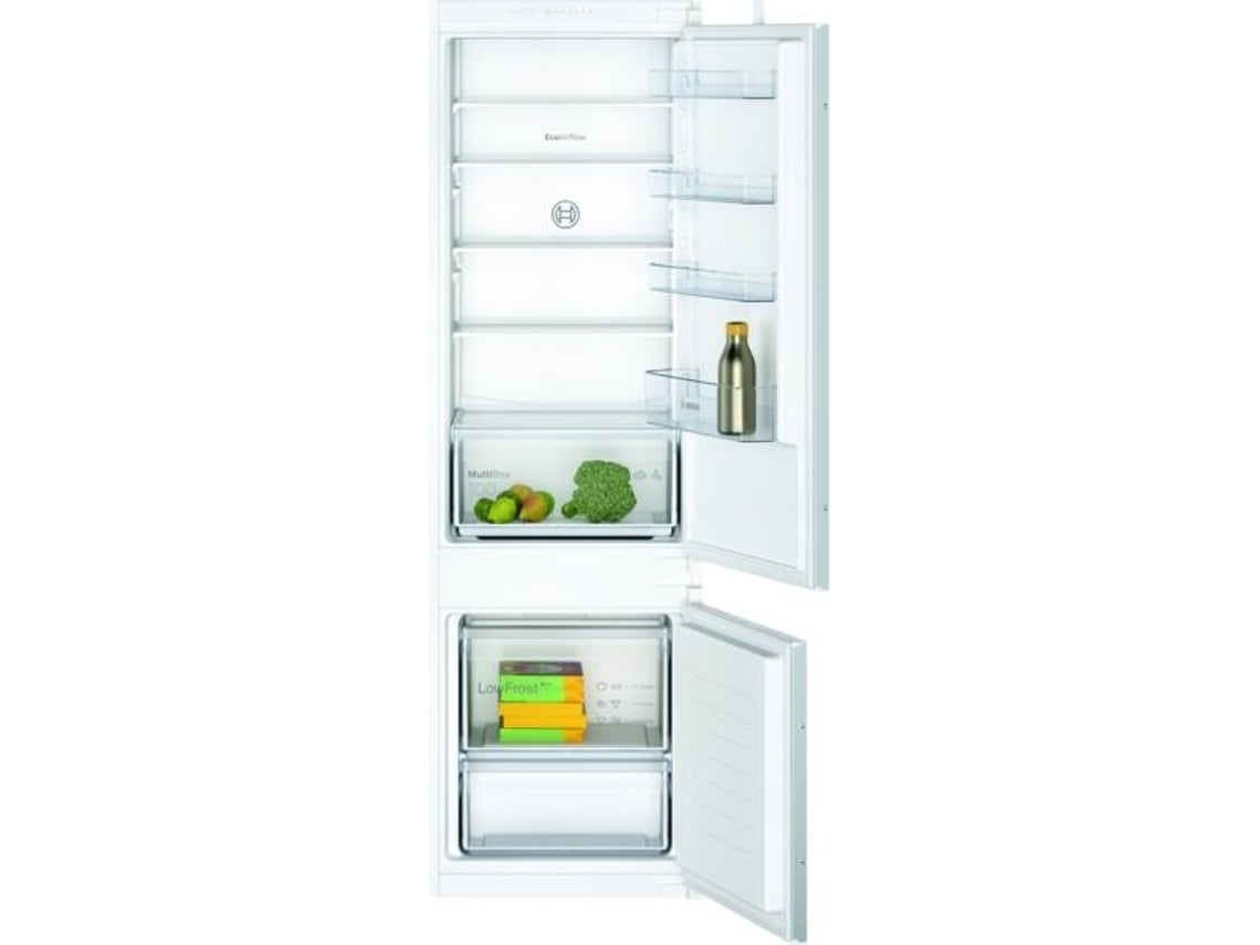 Frigorífico Combinado Encastre BOSCH KIV87NSF0 (Low Frost - 177.2 cm - 268 L - Branco)